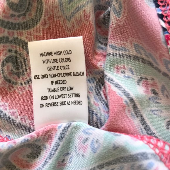 Pink Paisley Keyhole Comfy Summer Dress - Picture 7 of 7